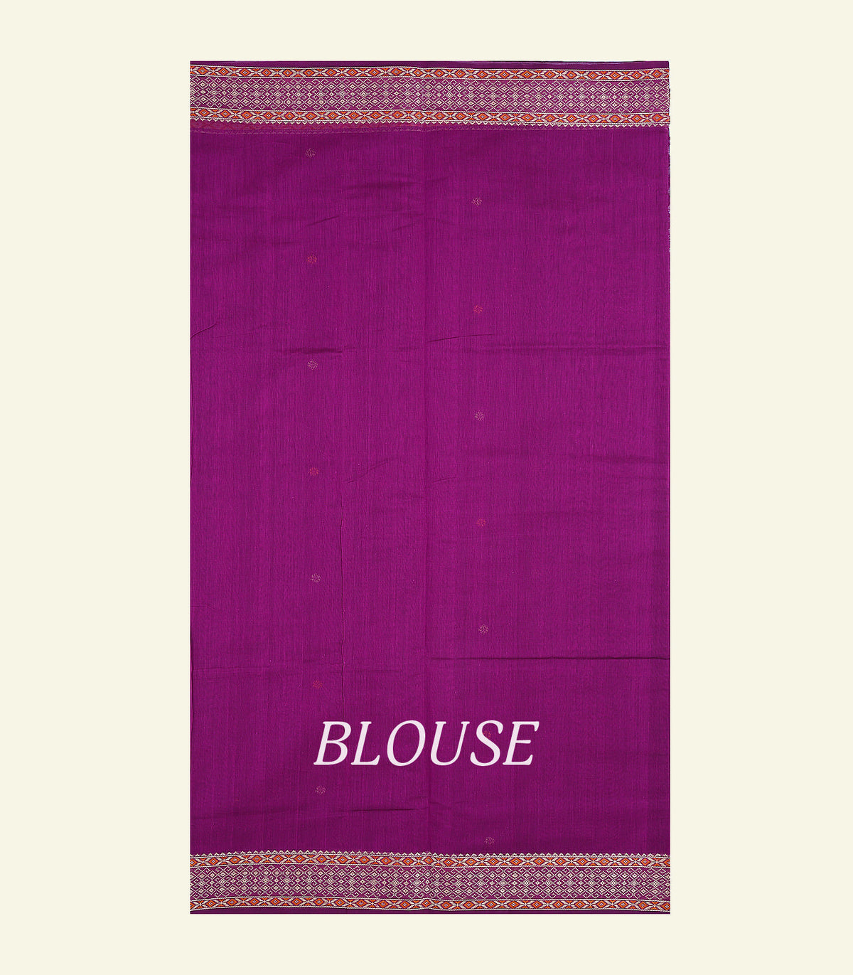 Magenta Handloom Cotton Saree
