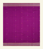Magenta Handloom Cotton Saree