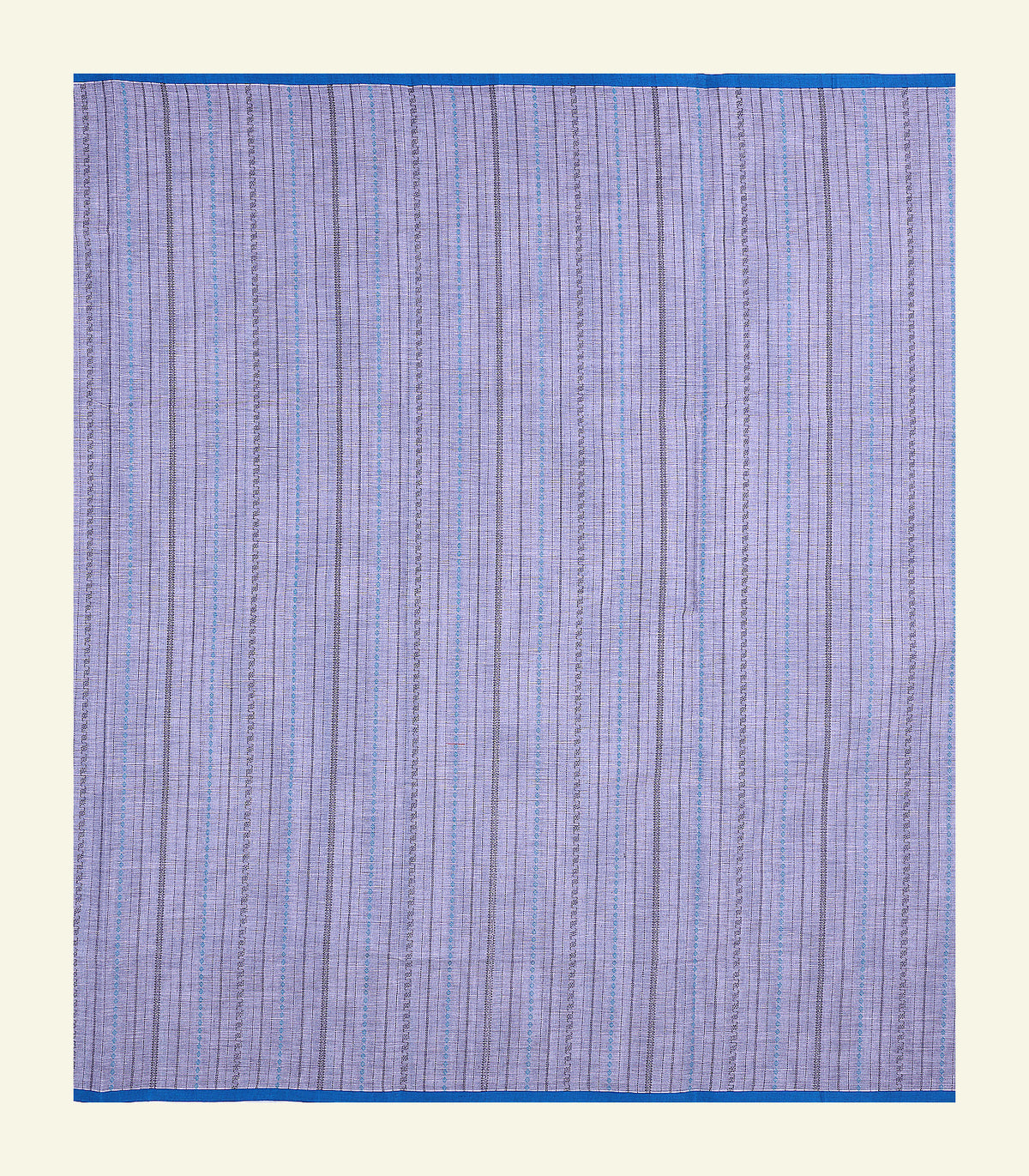 Grey Handloom Cotton Saree