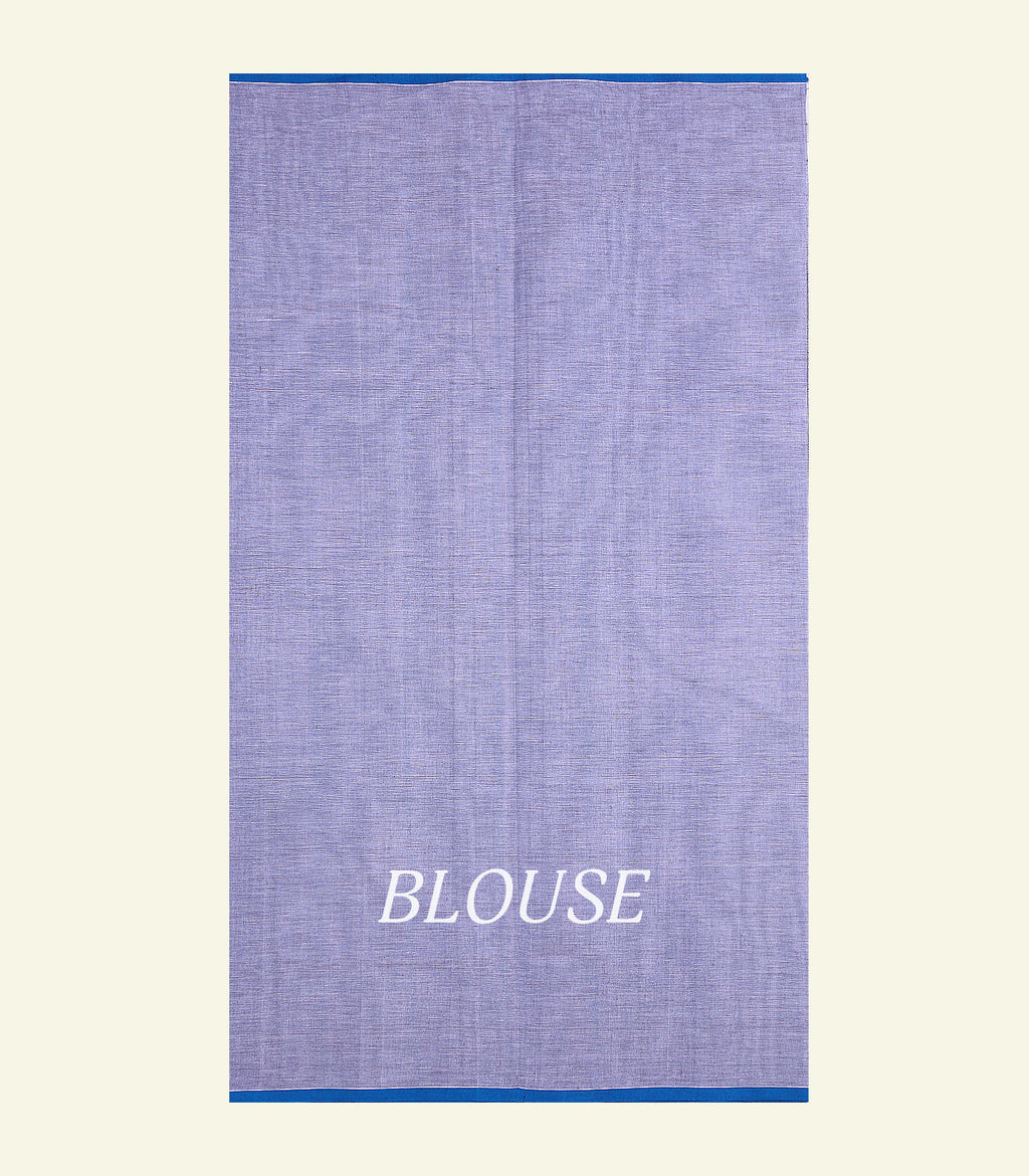 Grey Handloom Cotton Saree