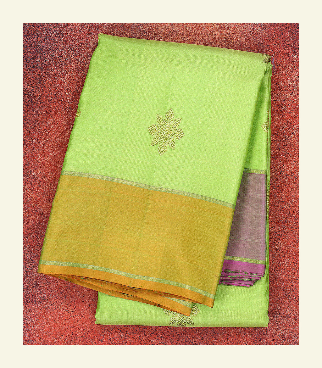 Green Handloom Silk Saree