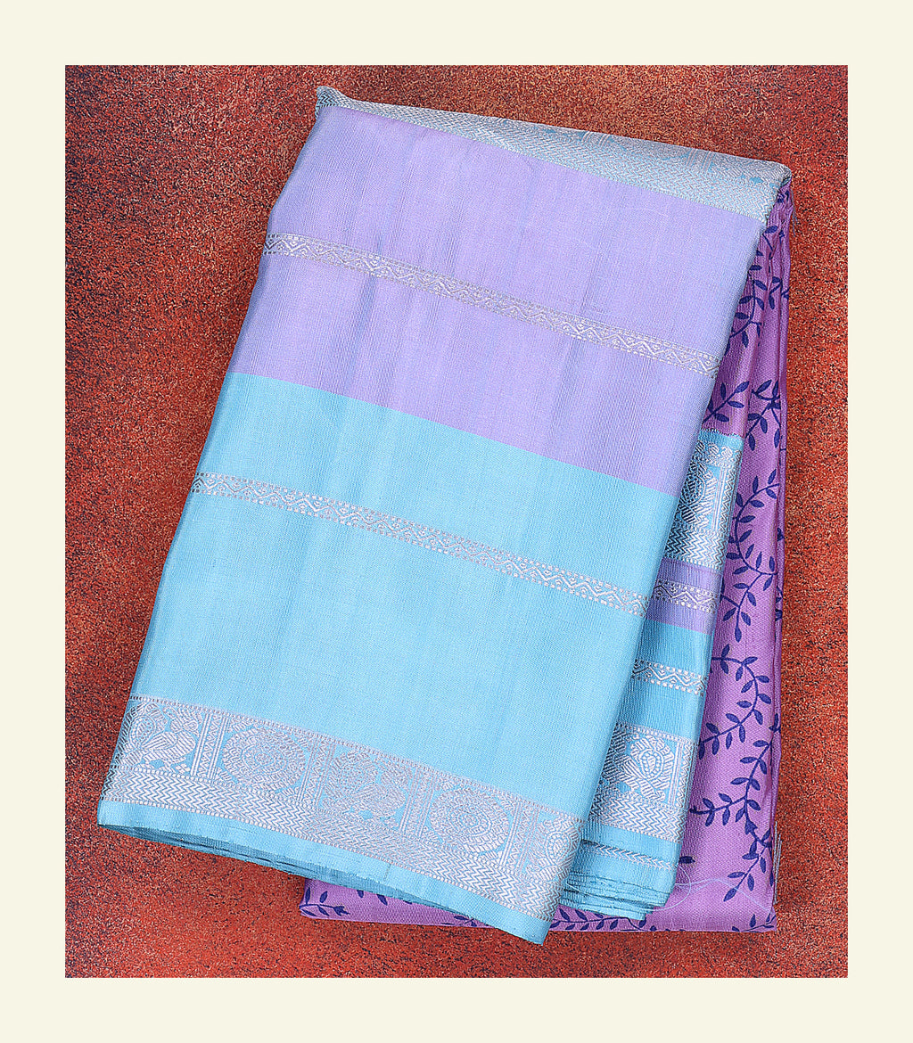 Printed Handloom Silk Saree