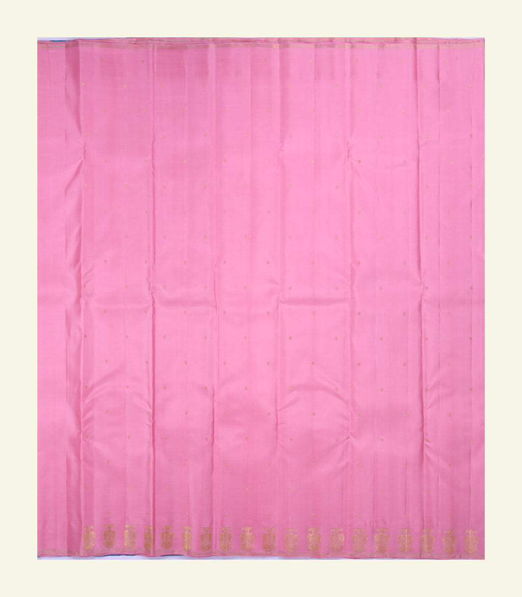 Pink Handloom Silk Saree