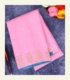 Pink Handloom Silk Saree