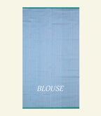 Light Blue Handloom Cotton Saree