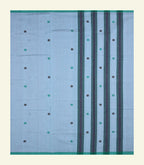 Light Blue Handloom Cotton Saree