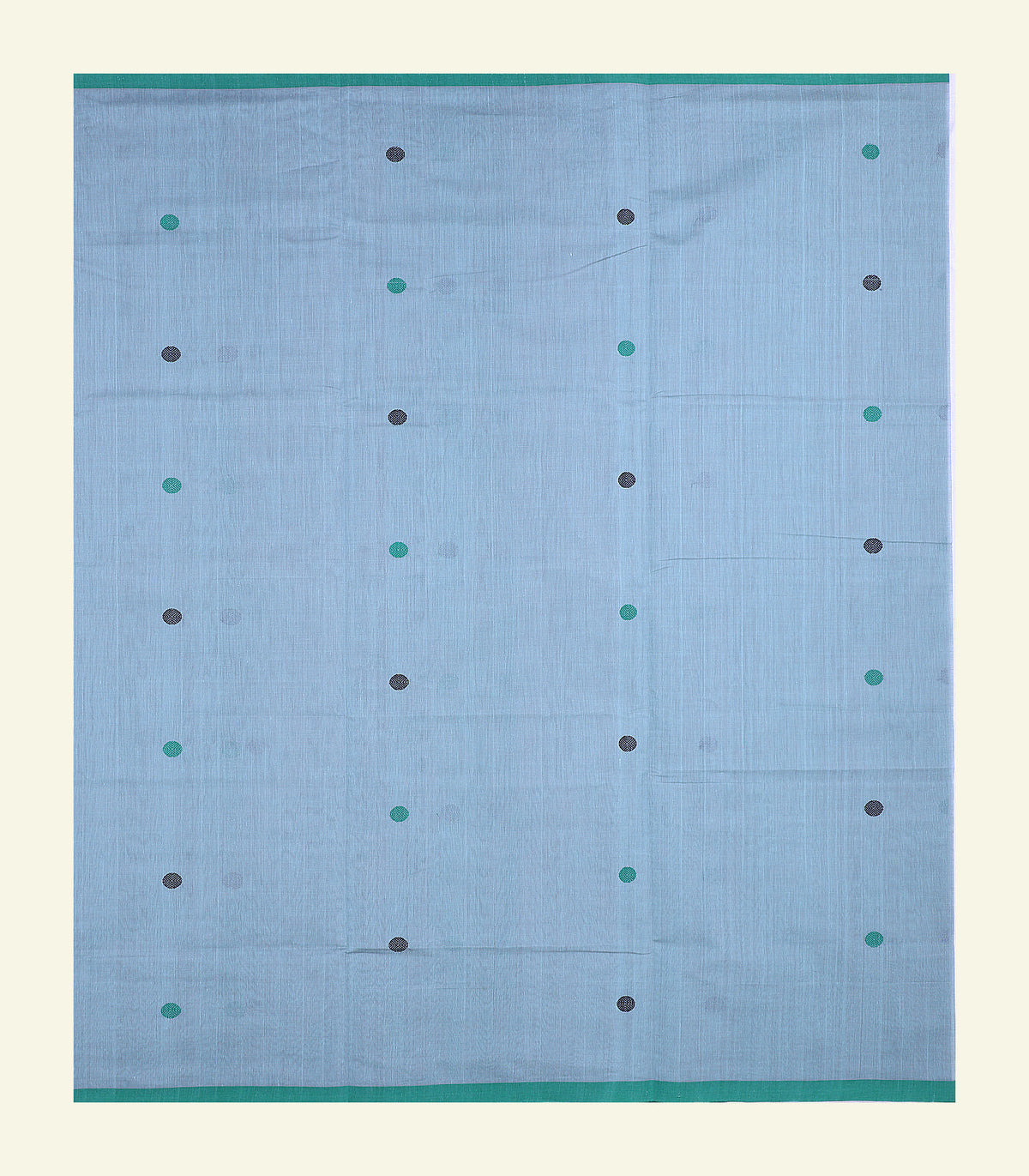 Light Blue Handloom Cotton Saree