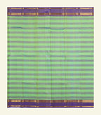 Green Striped Silk Saree