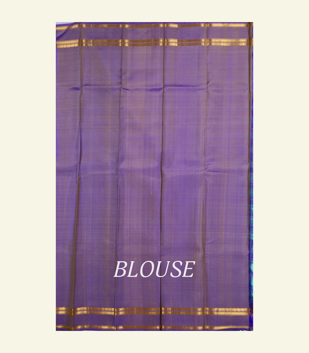 Green Striped Silk Saree