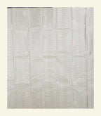 Light Green Checkered Handloom Silk Saree