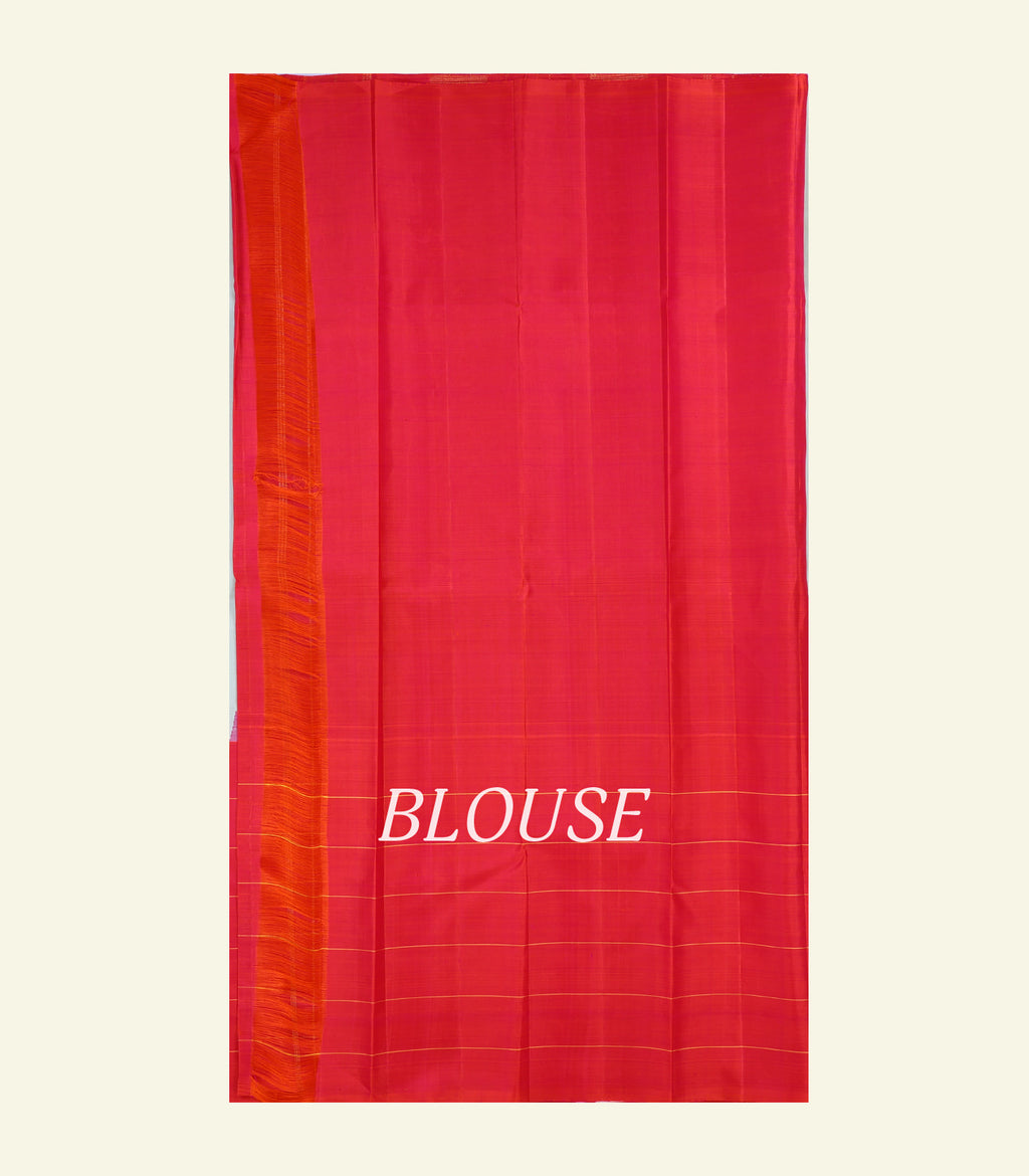 Light Green Half and Half Green Handloom Silk Saree