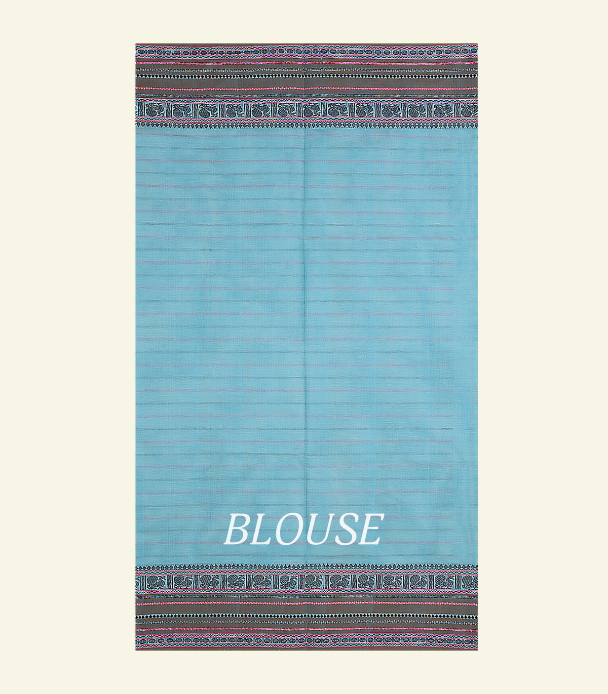 Powder Blue Velthari Cotton Saree
