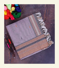 Lavender Handloom Cotton Saree