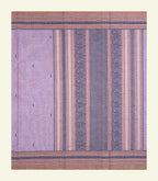 Lavender Handloom Cotton Saree