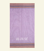 Lavender Handloom Cotton Saree