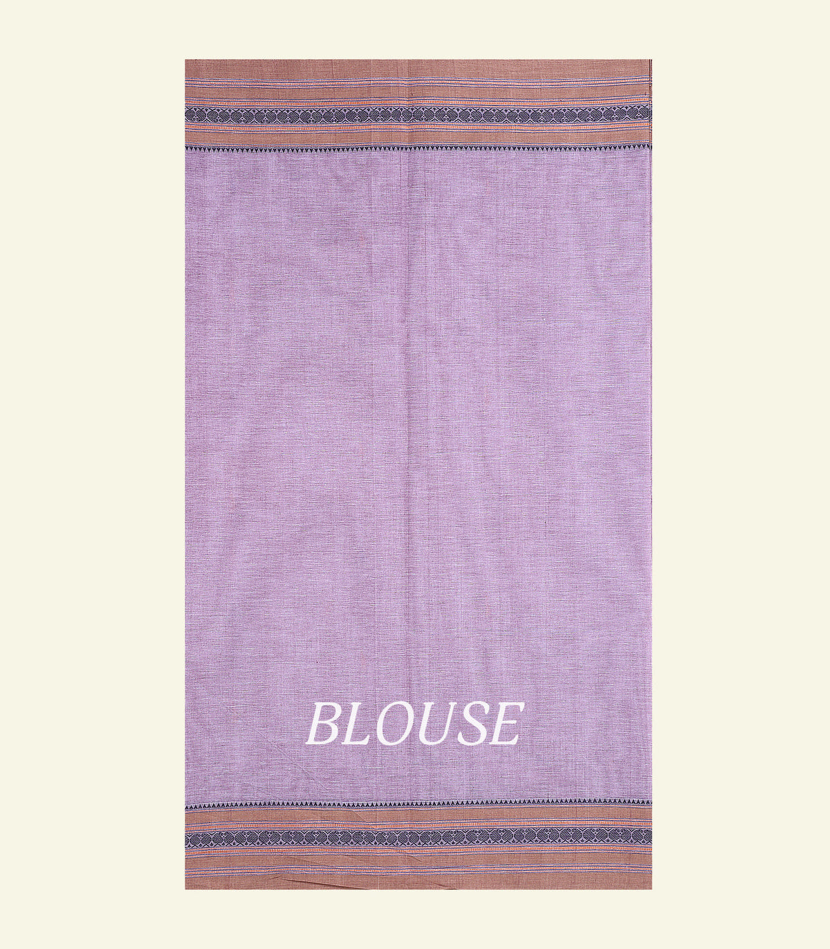Lavender Handloom Cotton Saree