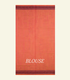 Orange Handloom Cotton Saree