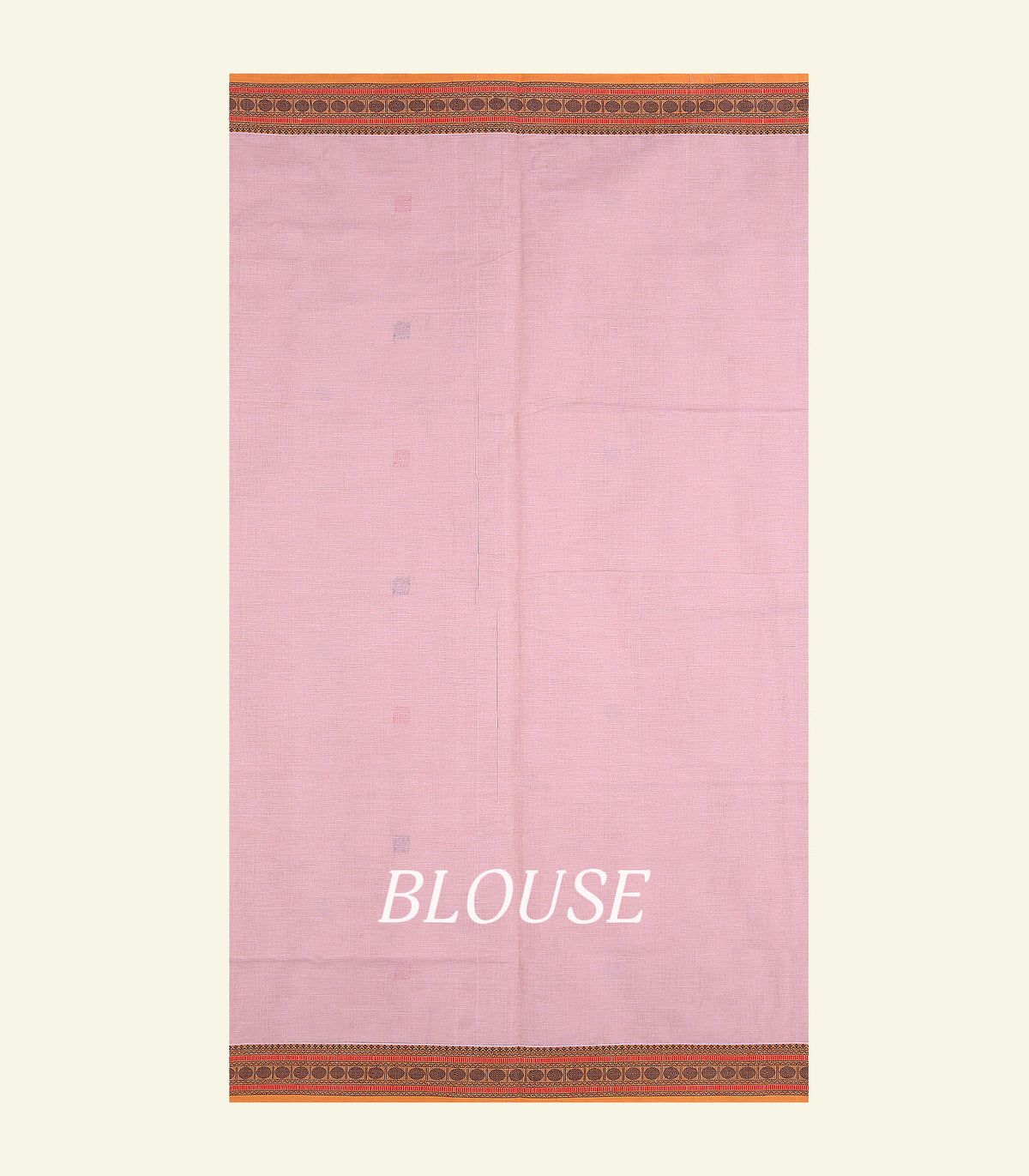Light Pink Handloom Cotton Saree