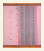 Light Pink Handloom Cotton Saree