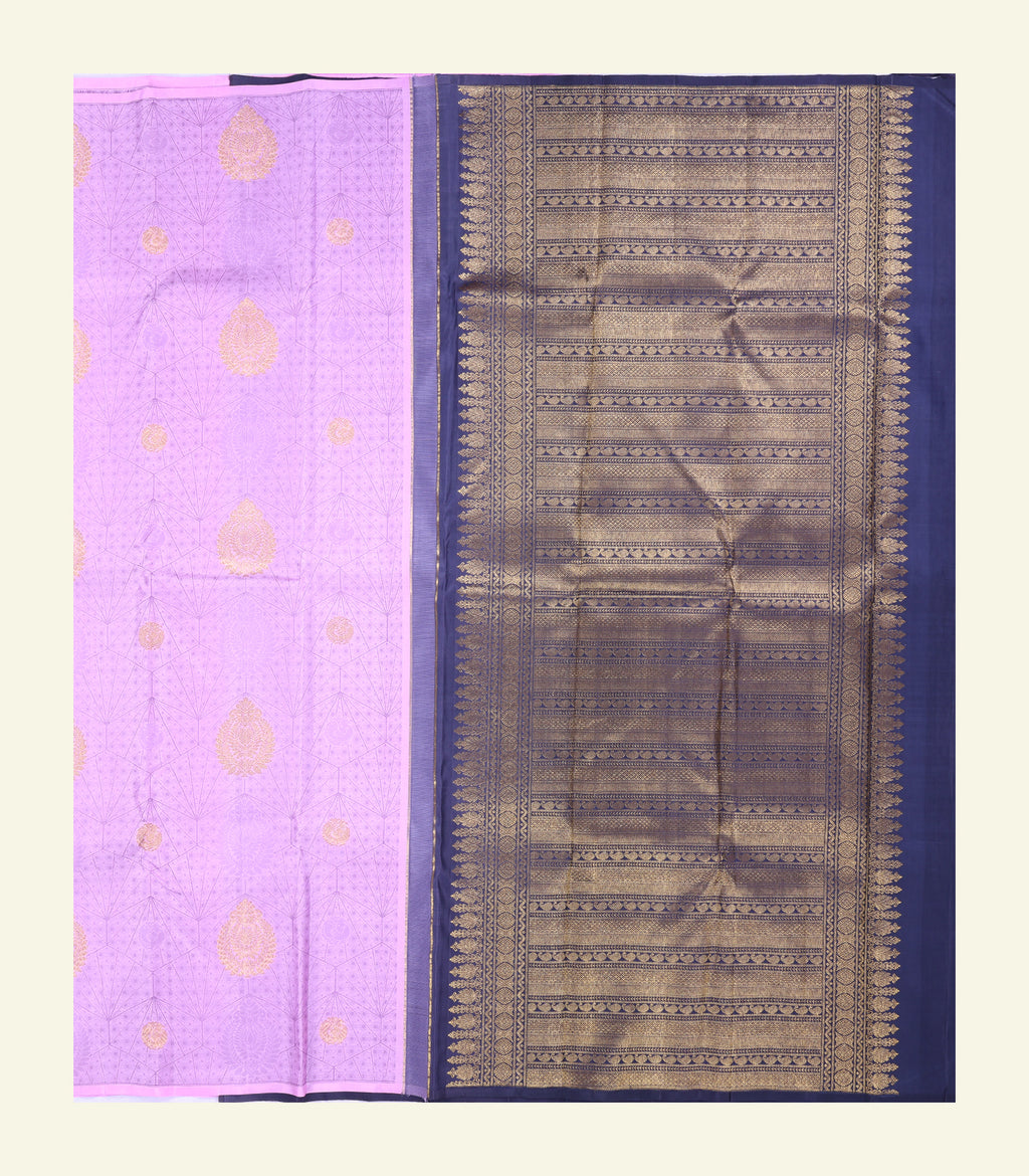 Light Pink Handloom Silk Saree