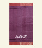 Purple Silk Cotton Saree