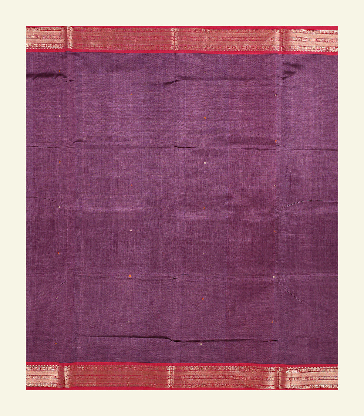 Purple Silk Cotton Saree