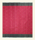 Rose Pink Handloom Silk Saree