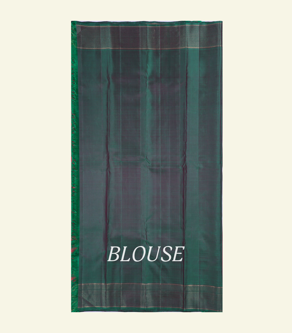 Rose Pink Handloom Silk Saree