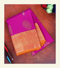 Magenta Handloom Silk Saree