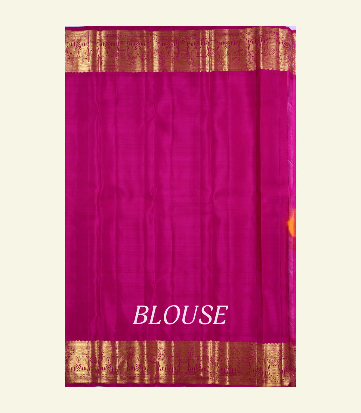 Oosi Checkered Handloom Silk Saree