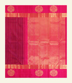 Maroon Handloom Silk Saree