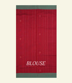 Maroon Handloom Cotton Saree