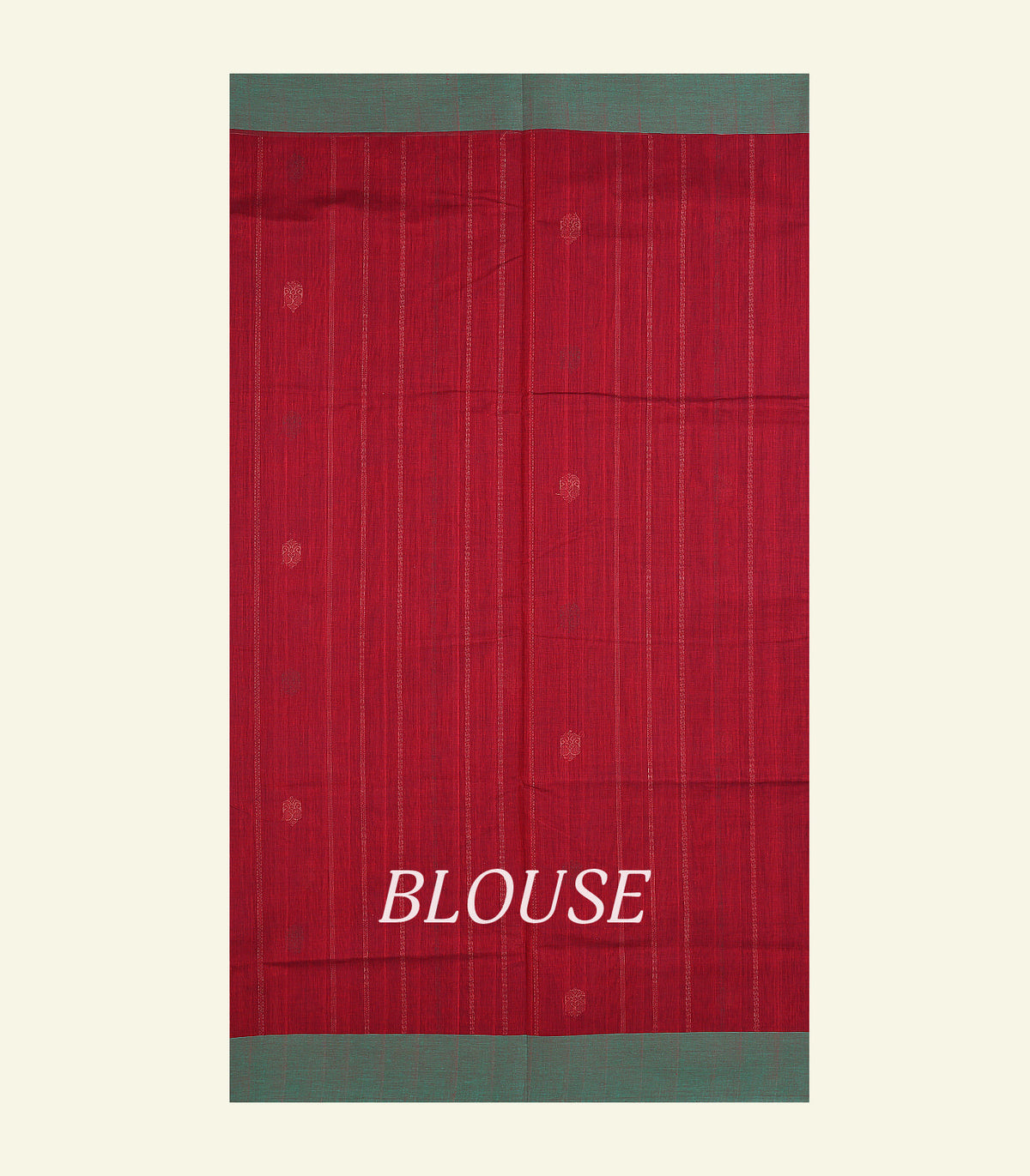 Maroon Handloom Cotton Saree