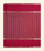 Maroon Handloom Cotton Saree