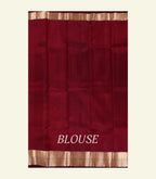 Classic Maroon Silk Saree