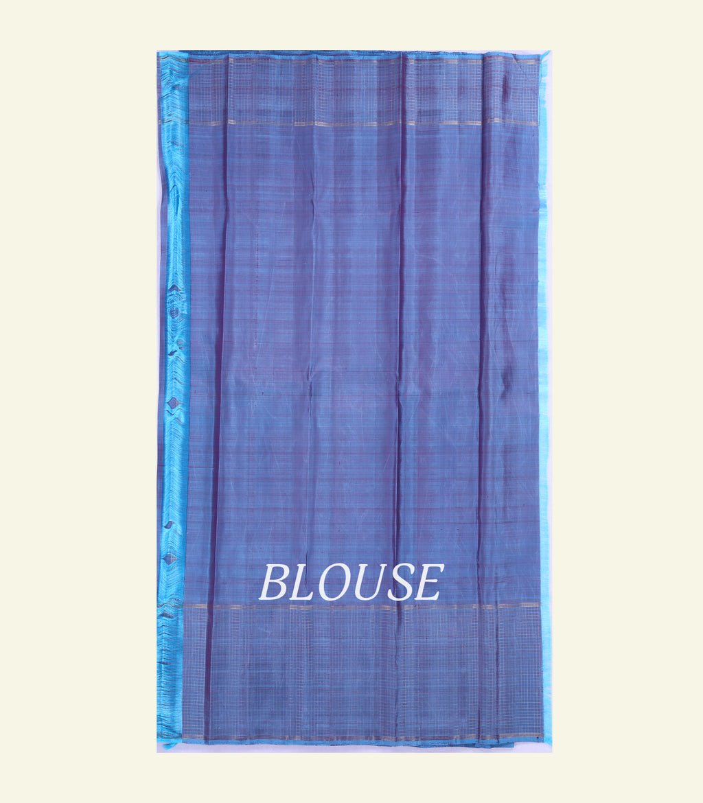 Maroon Handloom Silk Saree