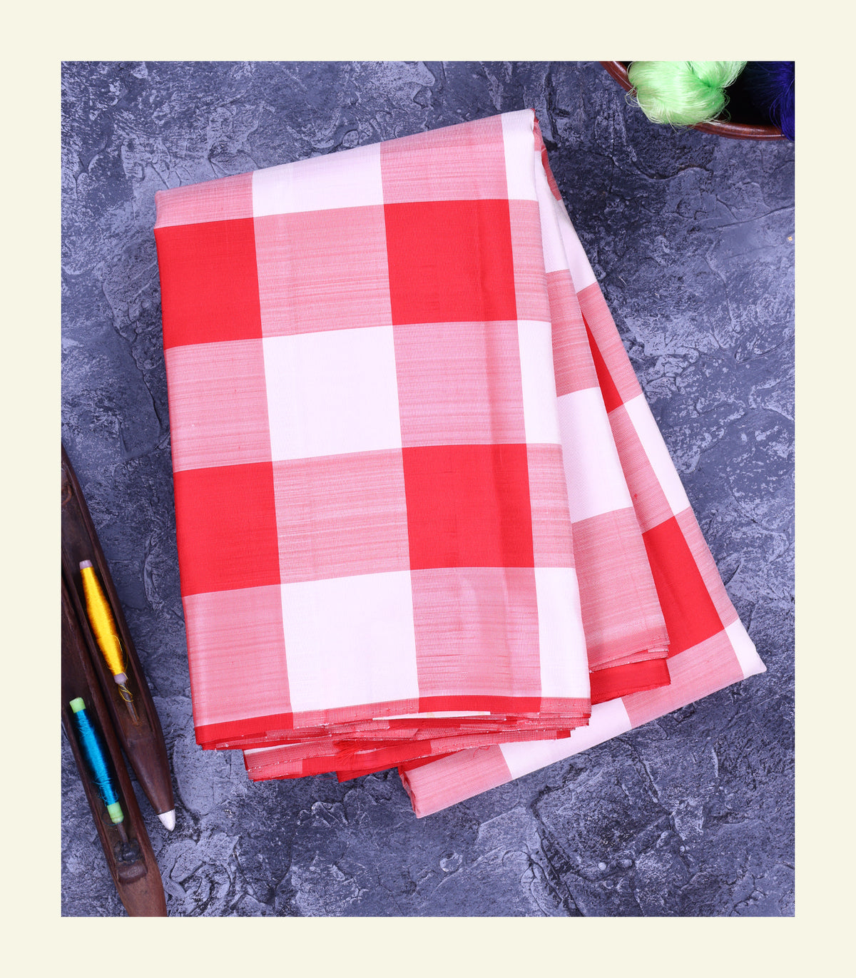 Multicolour Handloom Silk Saree