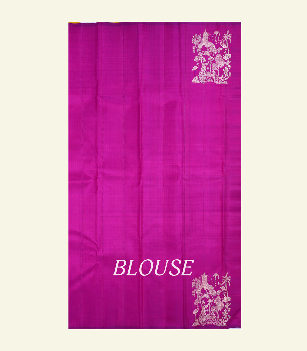 Yellow Handloom Silk Saree