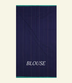 Navy Blue Handloom Cotton Saree