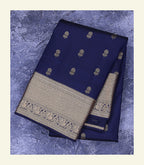 Classic Blue Silk Saree