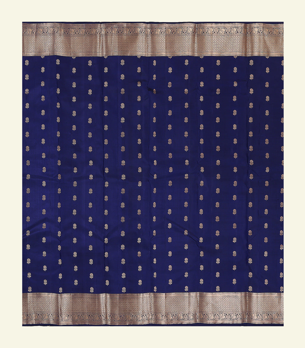 Classic Blue Silk Saree