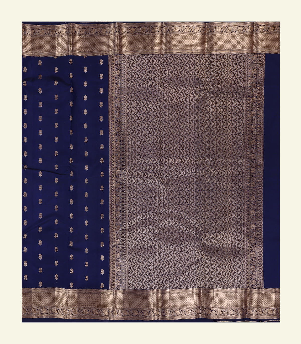 Classic Blue Silk Saree