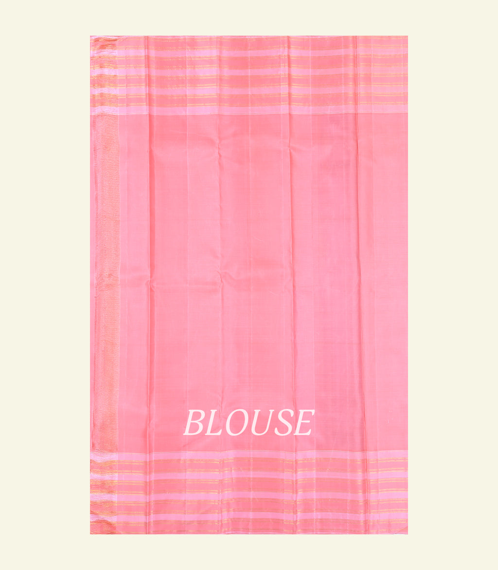 Checkered Handloom Silk Saree