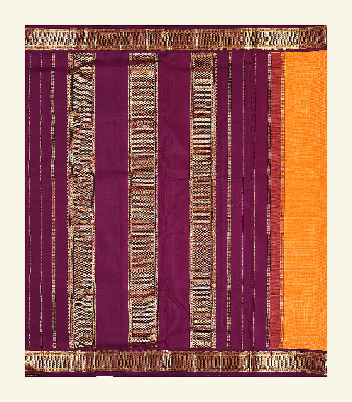 Nine Yards Handloom Silk Saree