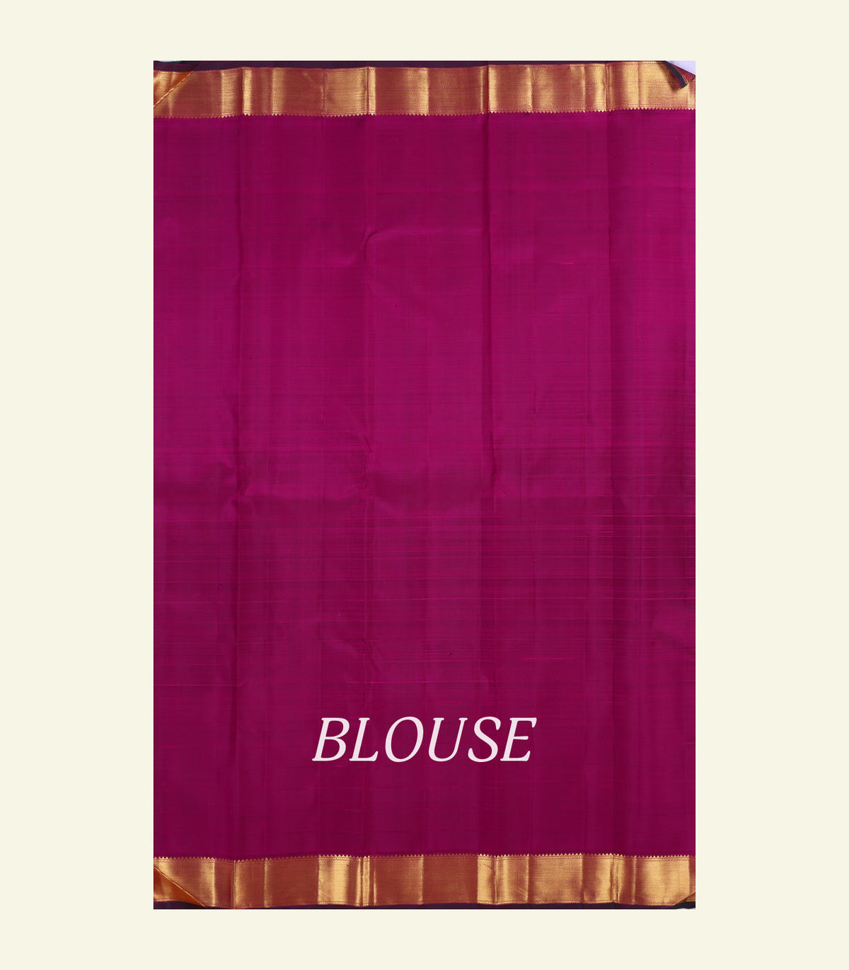 Orange Checkered Handloom Silk Saree