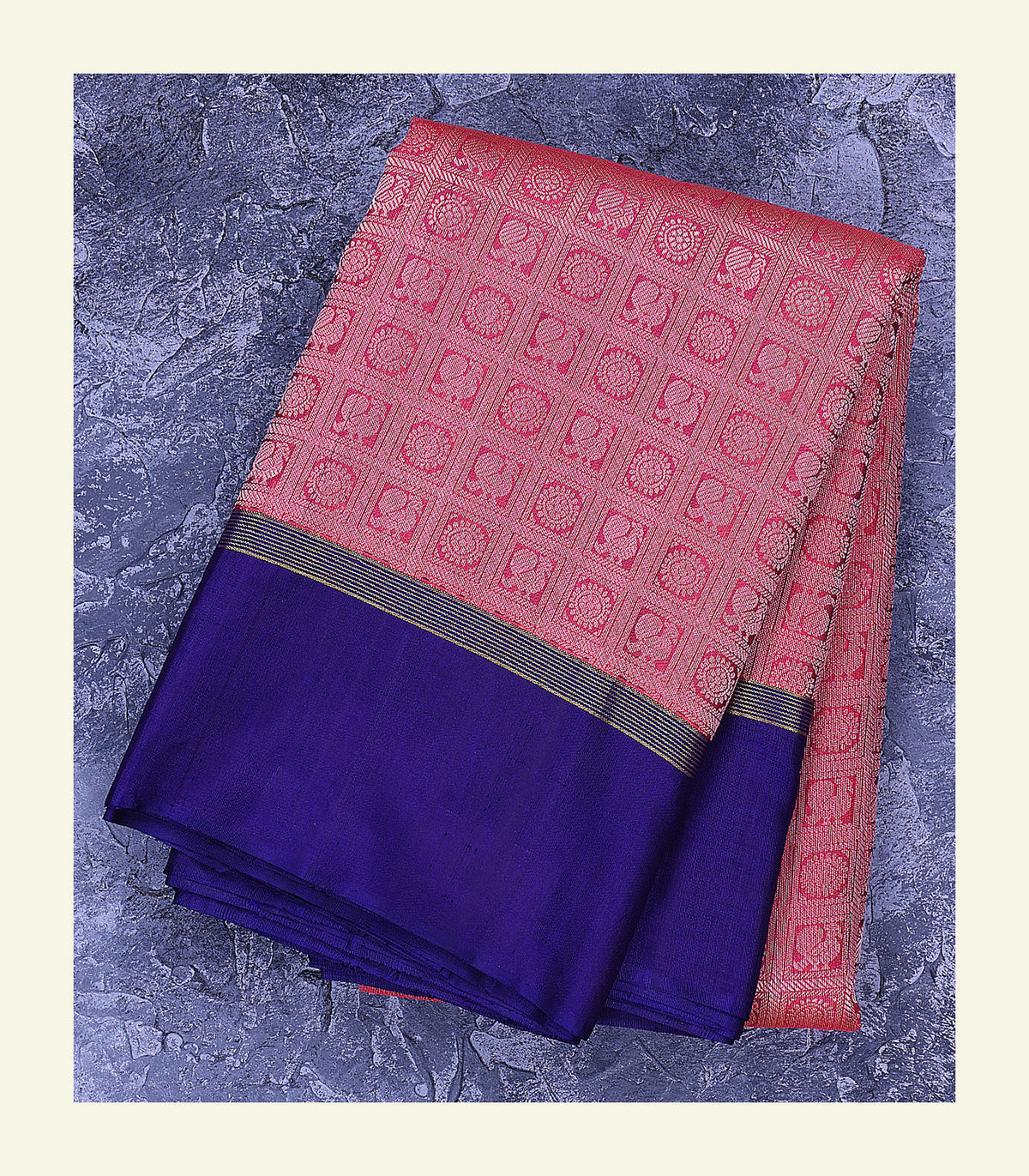 Pink Handloom Silk Saree