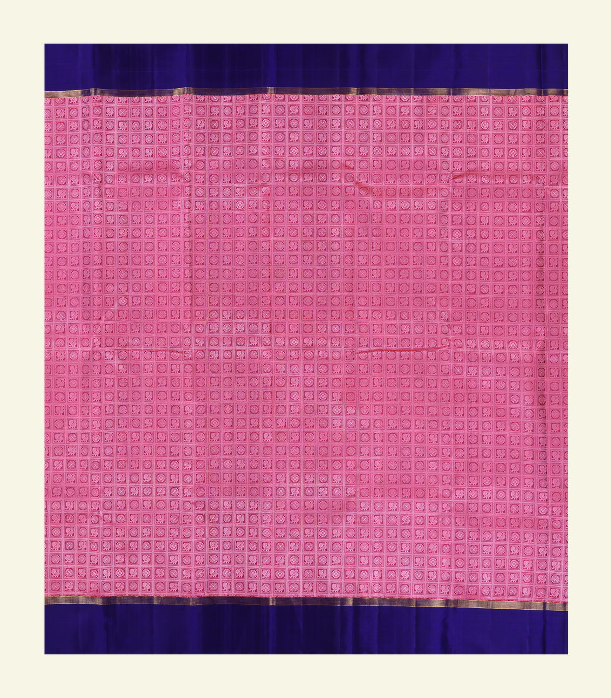 Pink Handloom Silk Saree