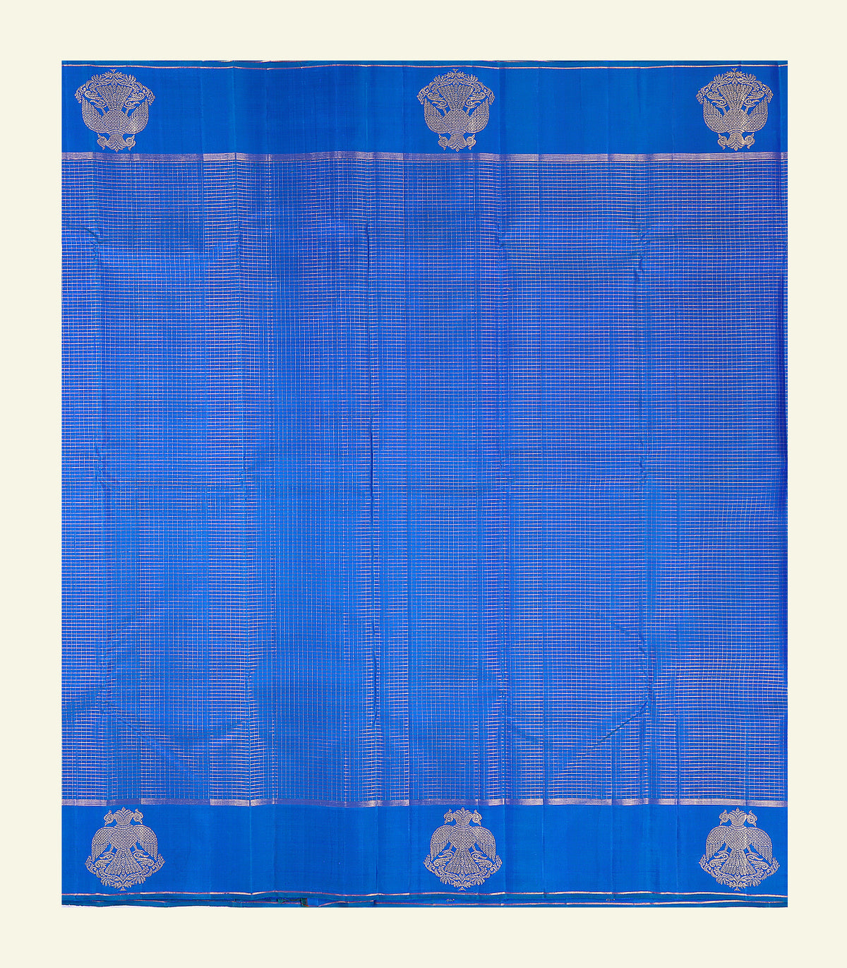 Oosi Checkered Handloom Silk Saree