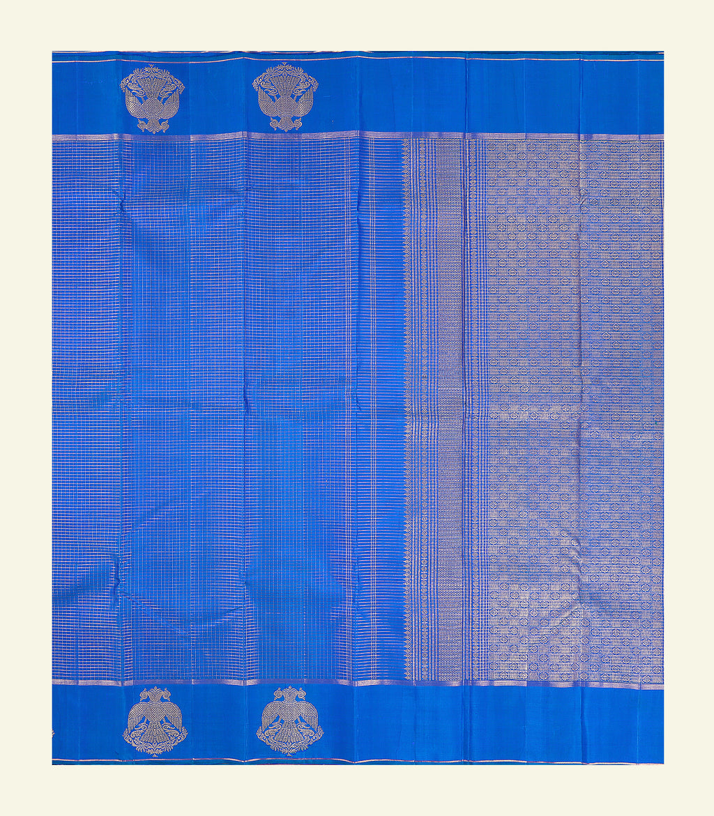 Oosi Checkered Handloom Silk Saree