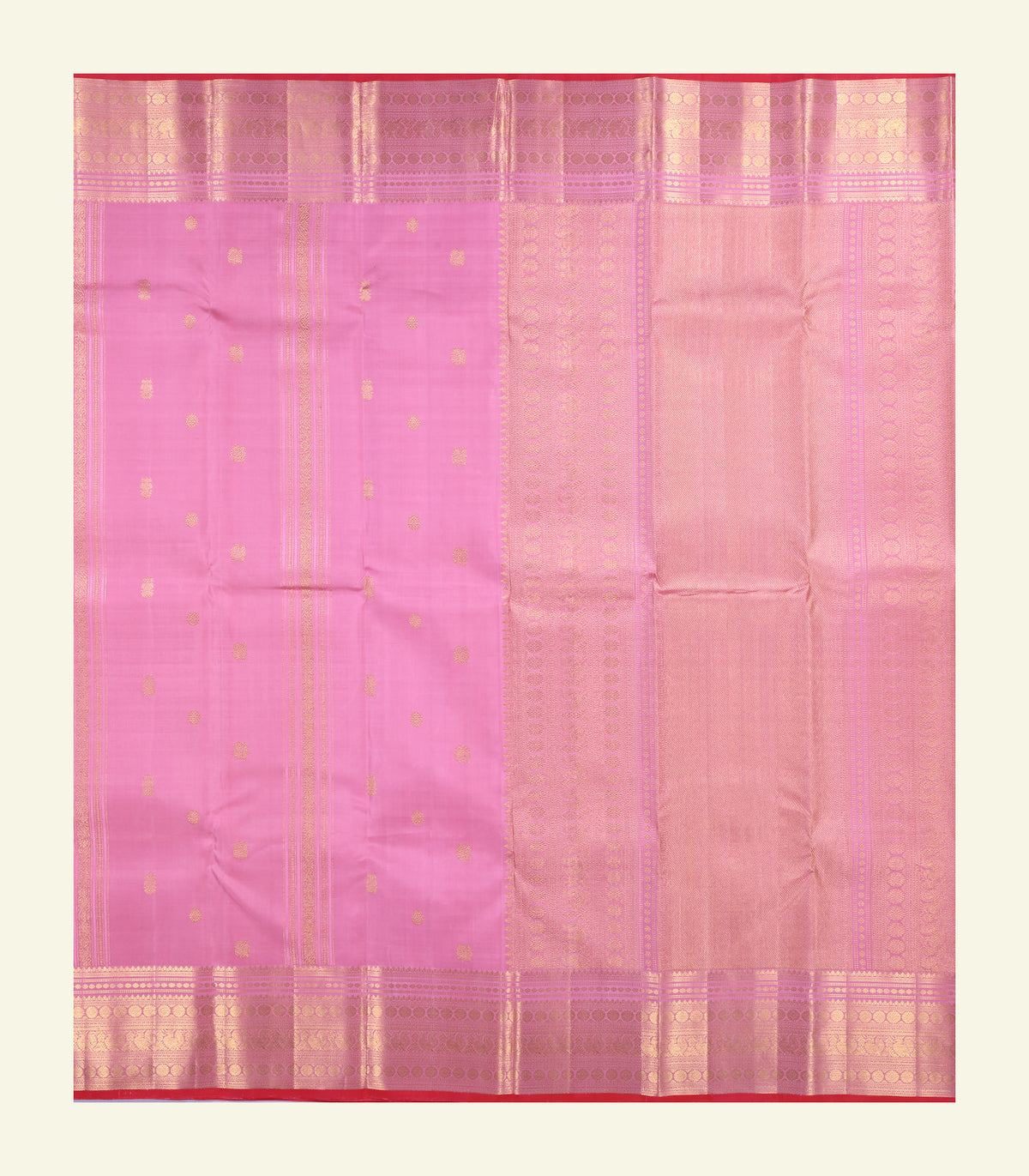 Pink Handloom Silk Saree